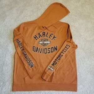 Harley-Davidson Long Sleeve Pullover Hoodie with Kangaroo pocket